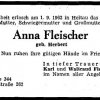 Herbert Anna 1888-1962 Todesanzeige